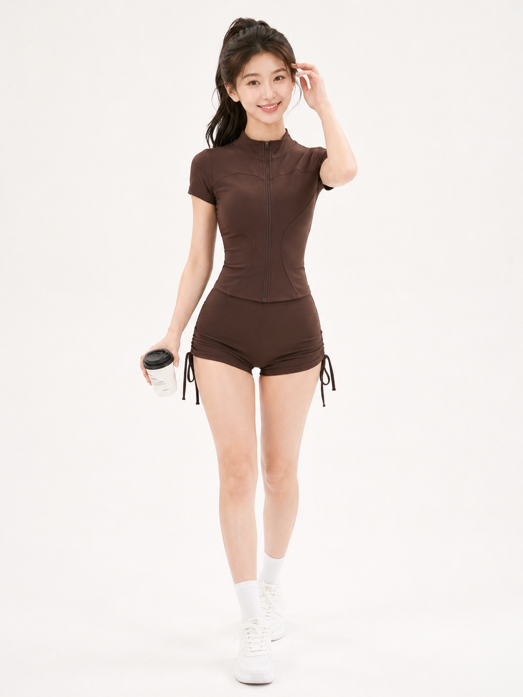 Luce Ruched Shorts